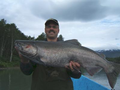 Huge Kitimat River Chinook